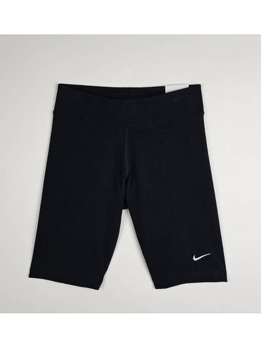 Women's Sportswear Essential Bike Shorts Black - NIKE - BALAAN 2