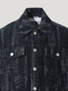 Distressed jacquard denim jacket - IRO - BALAAN 3