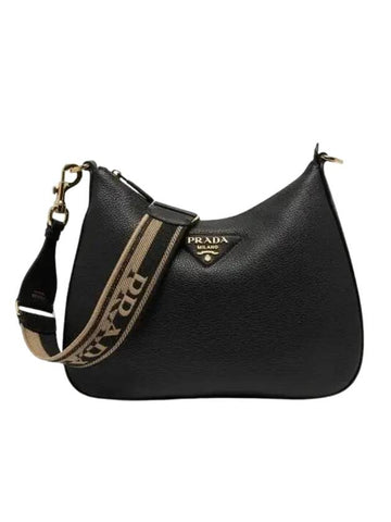 Leather Bag Black - PRADA - BALAAN 1