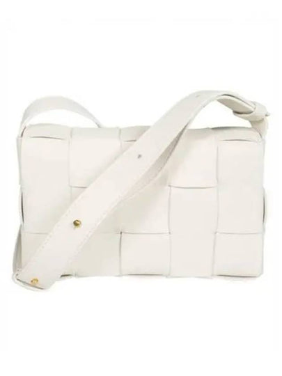 Cassette Intrecciato Small Cross Bag White - BOTTEGA VENETA - BALAAN 2