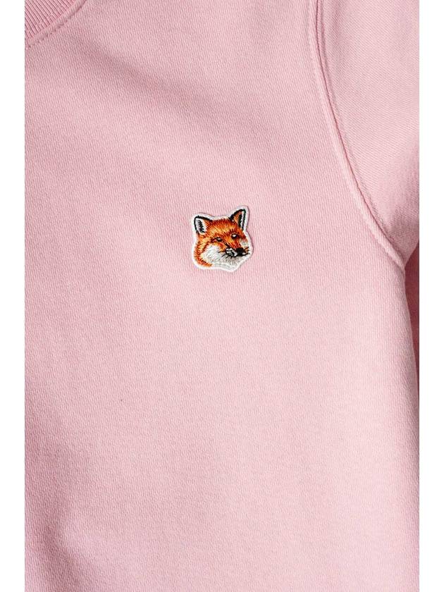 Fox Head Patch Regular Sweatshirt Pink - MAISON KITSUNE - BALAAN 3