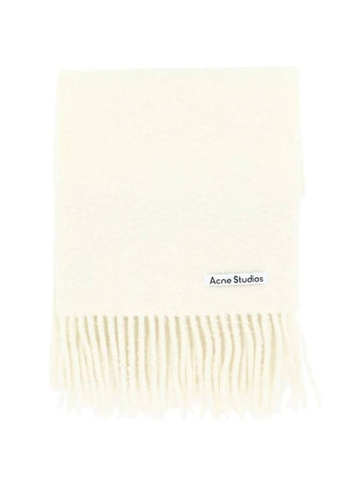 Wool Fringe Scarf  White - ACNE STUDIOS - BALAAN 2