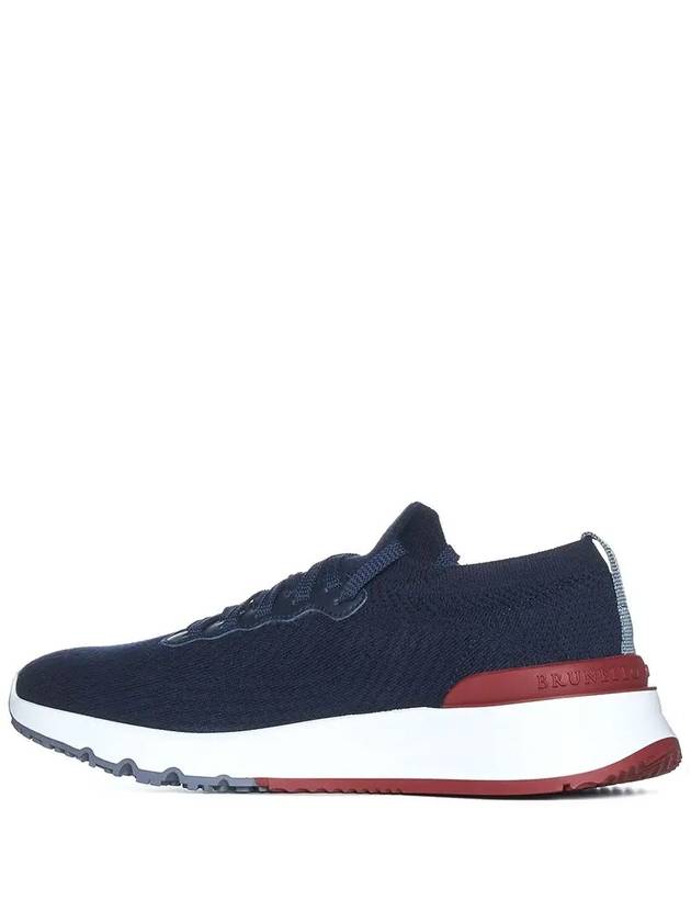 Knit Running Sneakers Navy - BRUNELLO CUCINELLI - BALAAN 4