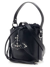 Women's Daisy Drawstring Small Bucket Bag Black - VIVIENNE WESTWOOD - BALAAN 3