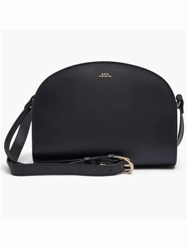 Demi Lune Half Moon Mini Cross Bag Black - A.P.C. - BALAAN 2