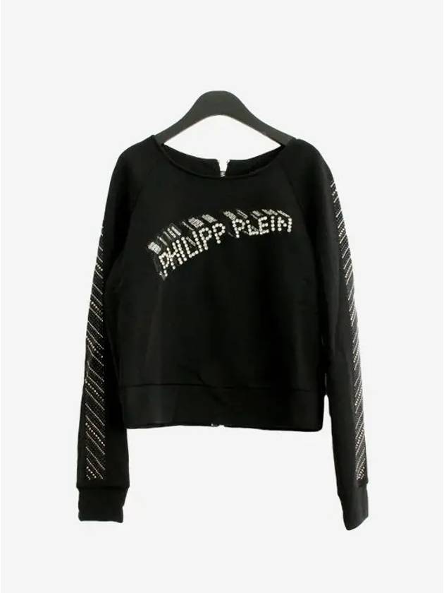 Women s Sweatshirt Black CW634520 02 B 12 - PHILIPP PLEIN - BALAAN 1