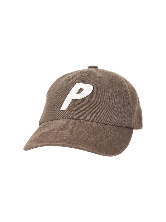 Washed Twill P 6Panel Cap Gray Washed Twill P 6Panel - PALACE - BALAAN 1