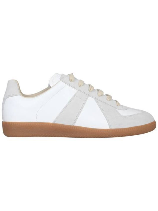 Replica Calfskin Low Top Sneakers White - MAISON MARGIELA - BALAAN 1