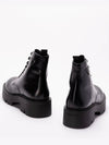 Logo embellished leather combat boots 2TG242FG000B4L - PRADA - BALAAN 4