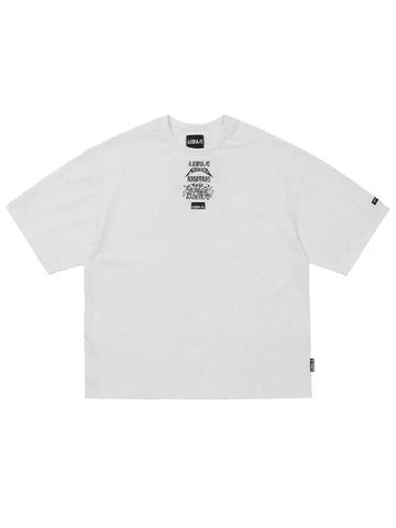 Total Logo Embroidered T Shirt WHITE - AJOBYAJO - BALAAN 1