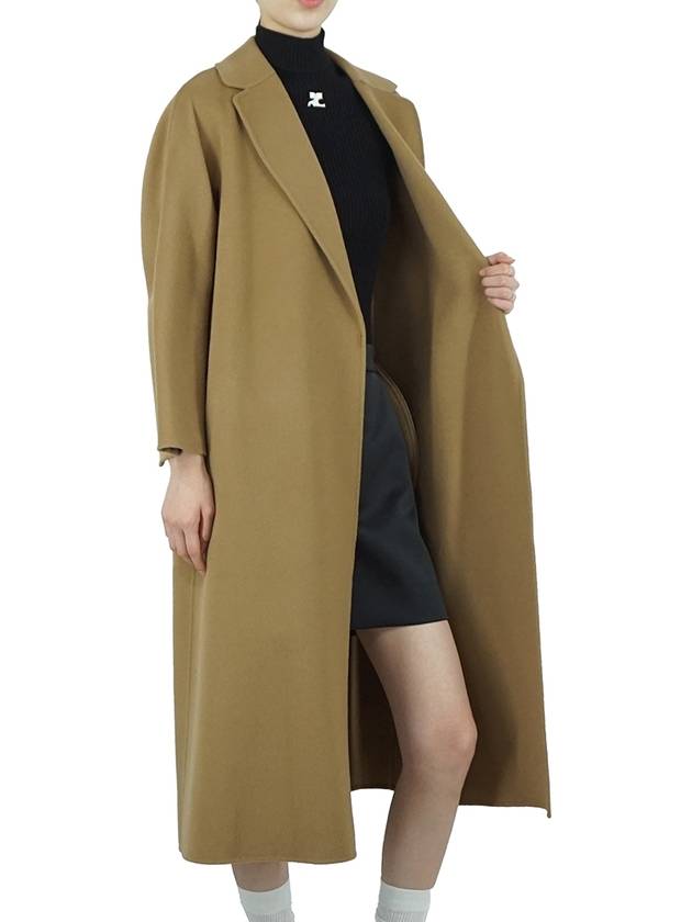 Max Mara Esturia Women s Wool Coat Camel 2429016131600 045 - S MAX MARA - BALAAN 4