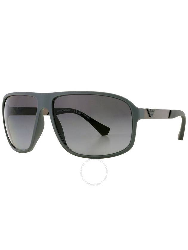 Emporio Armani Polarized Grey Gradient Square Men's Sunglasses EA4029 5060T3 64 - EMPORIO ARMANI - BALAAN 3