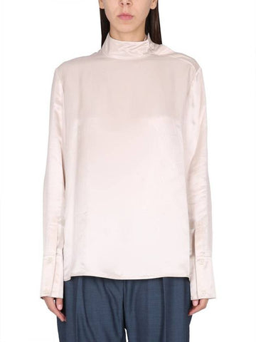 Acne Studios Silk Blend Blouse - ACNE STUDIOS - BALAAN 1