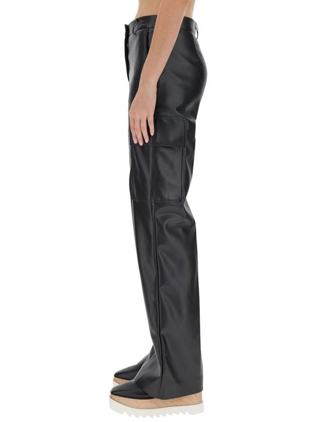 Cargo Vegan Leather Pants 6401423BU3931000 B0110819593 - STELLA MCCARTNEY - BALAAN 5