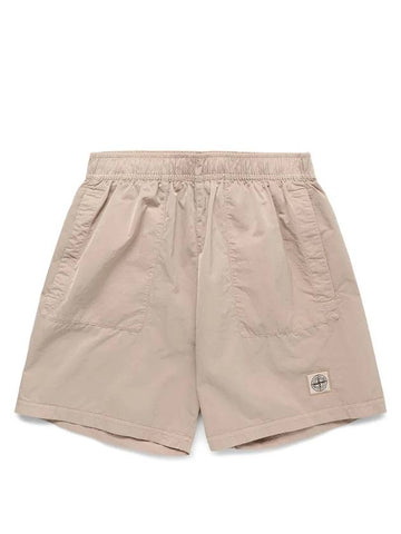 Pocket Swim Shorts Beige - STONE ISLAND - BALAAN 1