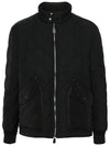 Diamond Quilted Zip-Up Jacket Black - BURBERRY - BALAAN 2