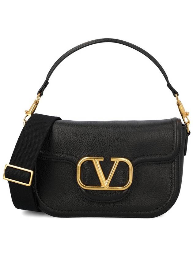 Alltime Soft Grain Calfskin Shoulder Bag Black - VALENTINO - BALAAN 2