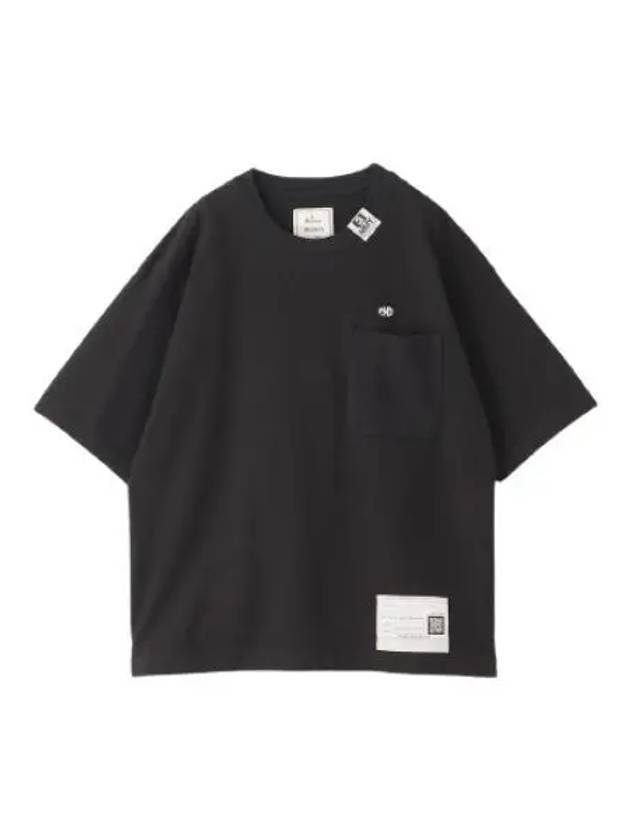 Back Graphic Print Crew Neck Short Sleeve T-shirt Black - MAISON MIHARA YASUHIRO - BALAAN 2