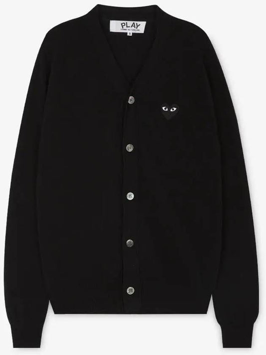 Comme des Gar ons heart logo black cardigan AZ N024 051 1 - COMME DES GARCONS PLAY - BALAAN 2