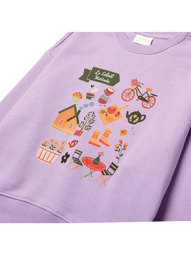 Soleil Garden Sweatshirt Lavender - LE SOLEIL MATINEE - BALAAN 3