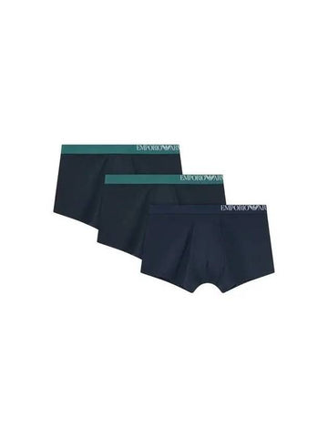 UNDERWEAR Online Sole Men s Side Logo Band Drawn 3PACK Marine 271637 - EMPORIO ARMANI - BALAAN 1