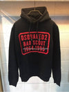 Bad Scout Logo Hoodie Black - DSQUARED2 - BALAAN 3