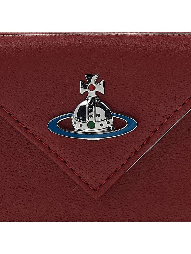 Enma Envelope Logo Half Wallet Red - VIVIENNE WESTWOOD - BALAAN 7