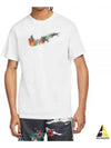 Fran Swoosh Short Sleeve T-Shirt White - NIKE - BALAAN 2