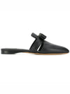 Salvatore Vara Bow Mule Bloafers Black - SALVATORE FERRAGAMO - BALAAN 3