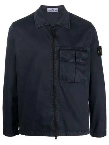 781510304 Wapen patch zip up overshirt jacket 1207759 - STONE ISLAND - BALAAN 1