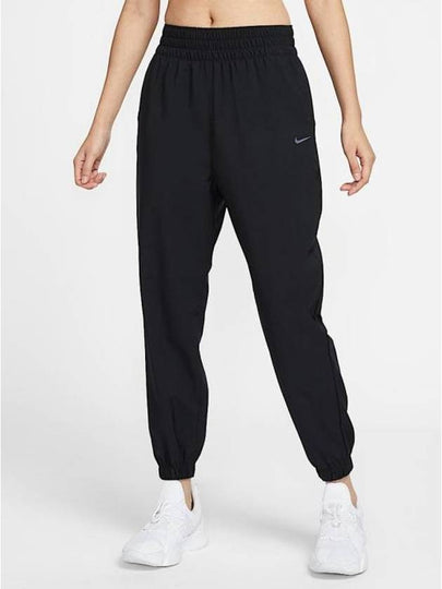 One Dri Fit High Waisted 7/8 Jogger Track Pants Black - NIKE - BALAAN 2