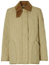 Diamond Quilted Thermoregulated Barn Jacket Honey - BURBERRY - BALAAN 3