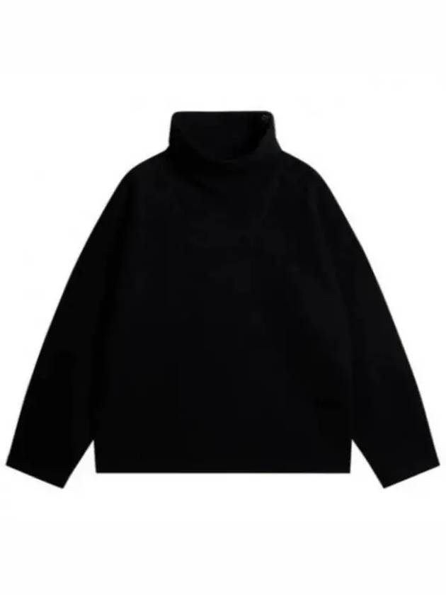 Men's Armond Wool Anorak Sweater Black - J.LINDEBERG - BALAAN 2