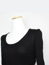 Maison Margiela MM6 Black Ribbed Knit Top 44 - MAISON MARGIELA - BALAAN 4