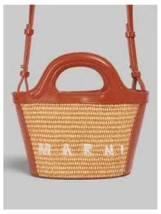 Rattan Micro Tropicalia Cross Bag Orange - MARNI - BALAAN 2