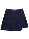 Wrap pleated skirt NAVY WOMAN - MALBON GOLF - BALAAN 2