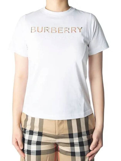 Kids logo printing short sleeve t shirt 8050402 - BURBERRY - BALAAN 2