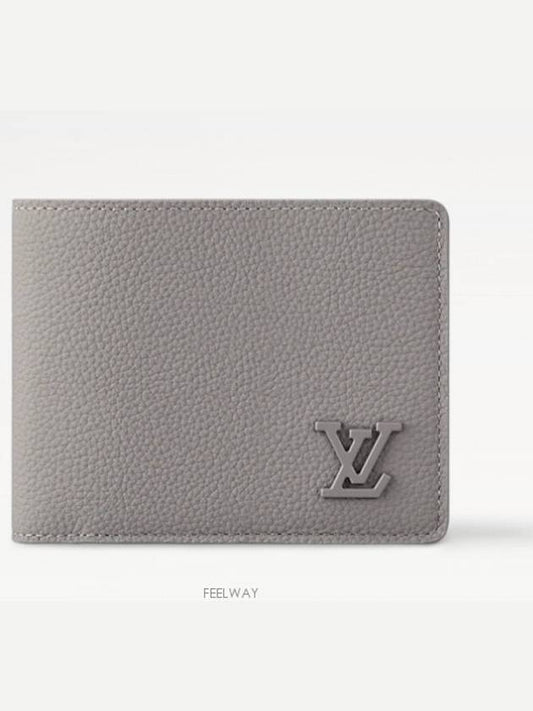 Multiple LV Aerogram Half Wallet Grey - LOUIS VUITTON - BALAAN 2