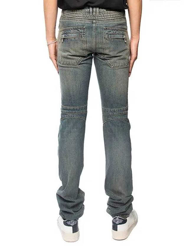 Medium blue slim biker jeans S5HT500C 816S - BALMAIN - BALAAN 5