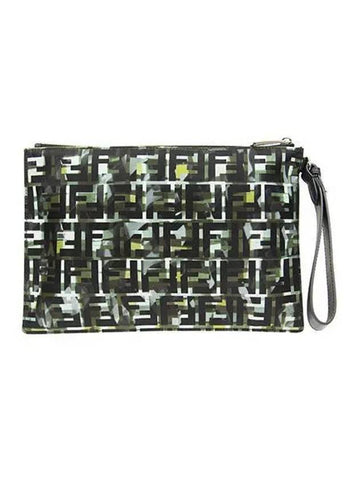 Clutch Bag Logo Strap Flat Multi - FENDI - BALAAN 1