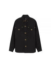 Men's Wool Blouson Jacket Black - VERSACE - BALAAN 2