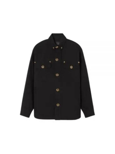 Men's Wool Blouson Jacket Black - VERSACE - BALAAN 2