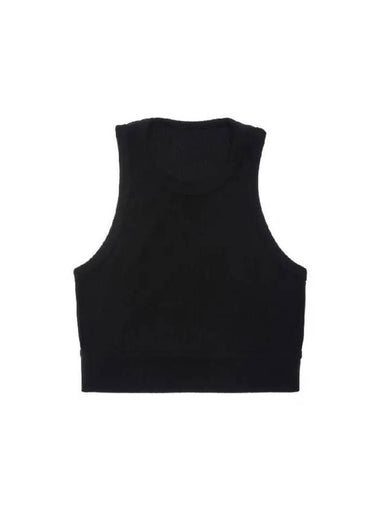 Cropped cutout knit tank top N02HW503 001 - HELMUT LANG - BALAAN 1