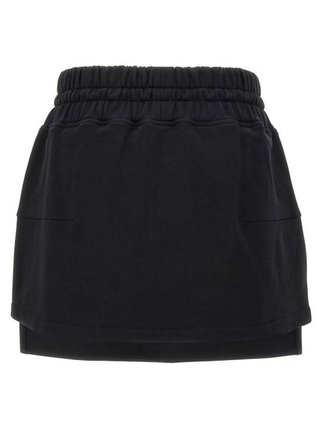 Logo A-Line Skirt Black - VIVIENNE WESTWOOD - BALAAN 3