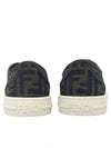 Domino FF Fabric Low Top Sneakers Brown - FENDI - BALAAN 7