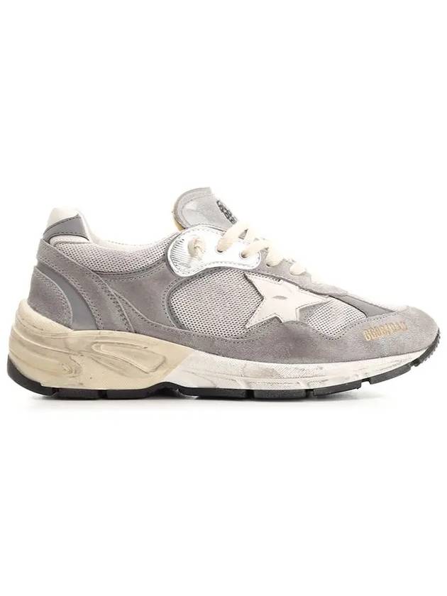 Dad Running Suede Sneakers Grey - GOLDEN GOOSE - BALAAN 2