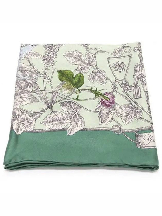 Tropical Silk Flower Scarf - GUCCI - BALAAN 1