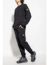 Wappen Patch Cargo Jogger Track Pants Black - STONE ISLAND - BALAAN 2