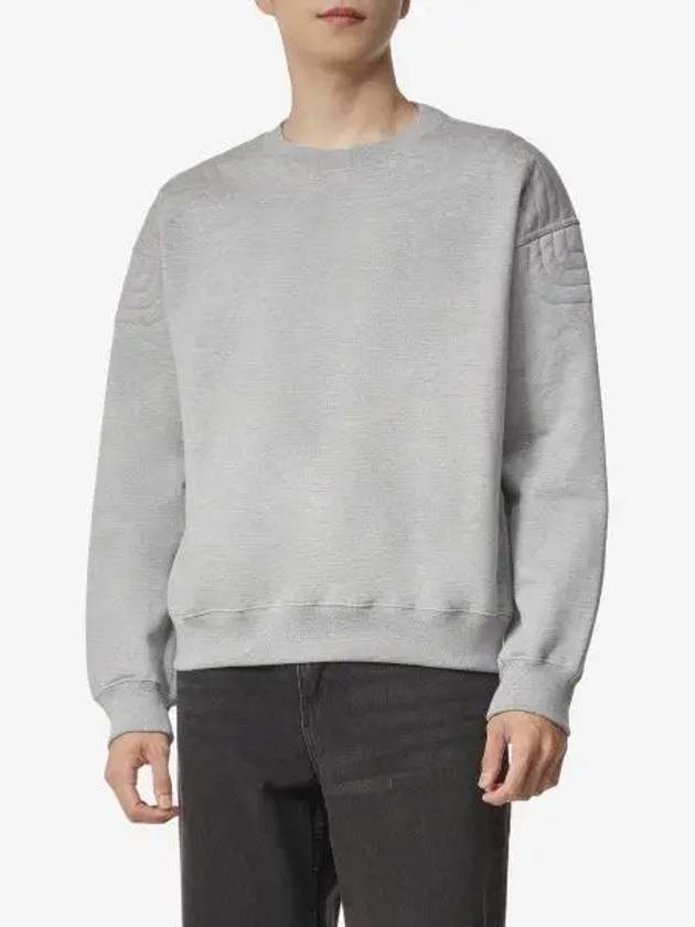 Men's Back Logo Sweatshirt Grey - GUCCI - BALAAN 2