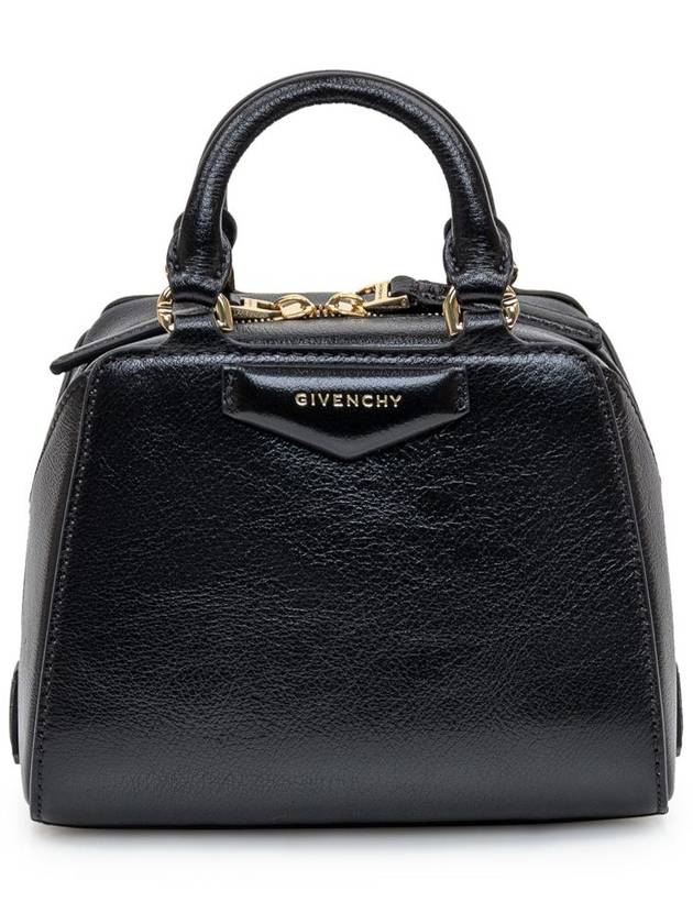 Antigona Cube Leather Tote Bag Black - GIVENCHY - BALAAN 2